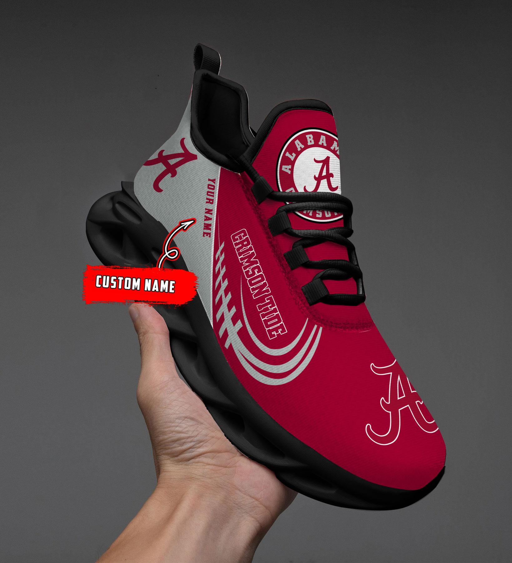 Alabama Crimson Tide Max Soul Shoes Sneakers For Men And Women