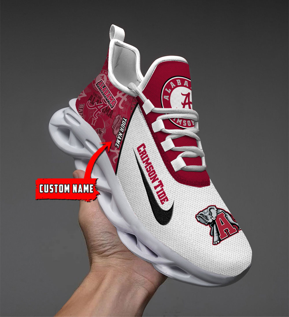 Alabama Crimson Tide Max Soul Shoes Sneakers For Men And Women