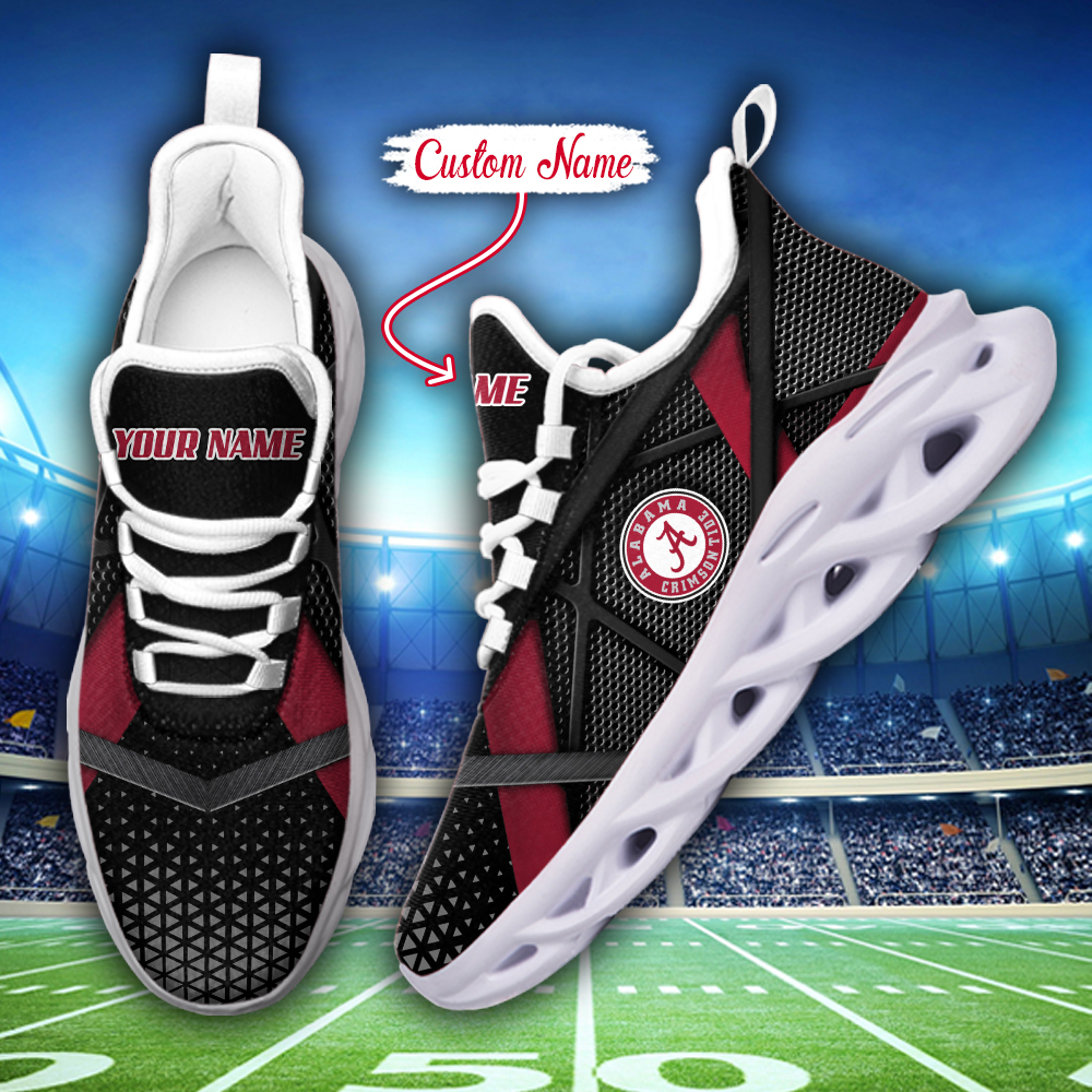 Alabama Crimson Tide NCAA Max Soul Shoes Sneakers For Men And Women