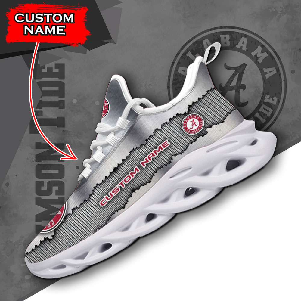 Alabama Crimson Tide NCAA Max Soul Shoes Sneakers For Men And Women