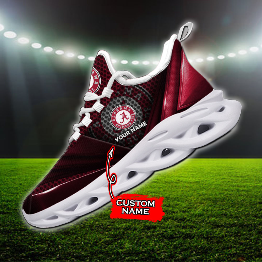 Alabama Crimson Tide NCAA Max Soul Shoes Sneakers For Men And Women