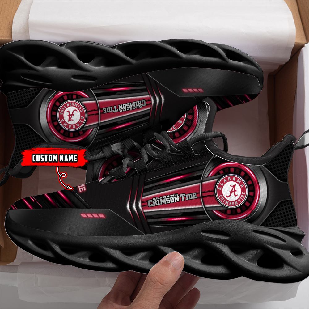 Alabama Crimson Tide NCAA Max Soul Shoes Sneakers For Men And Women
