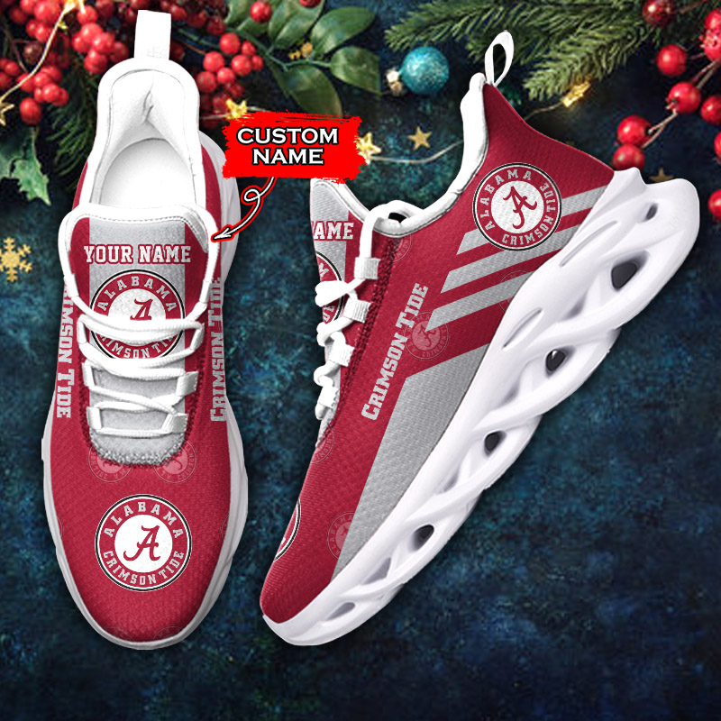 Alabama Crimson Tide NCAA Max Soul Shoes Sneakers For Men And Women