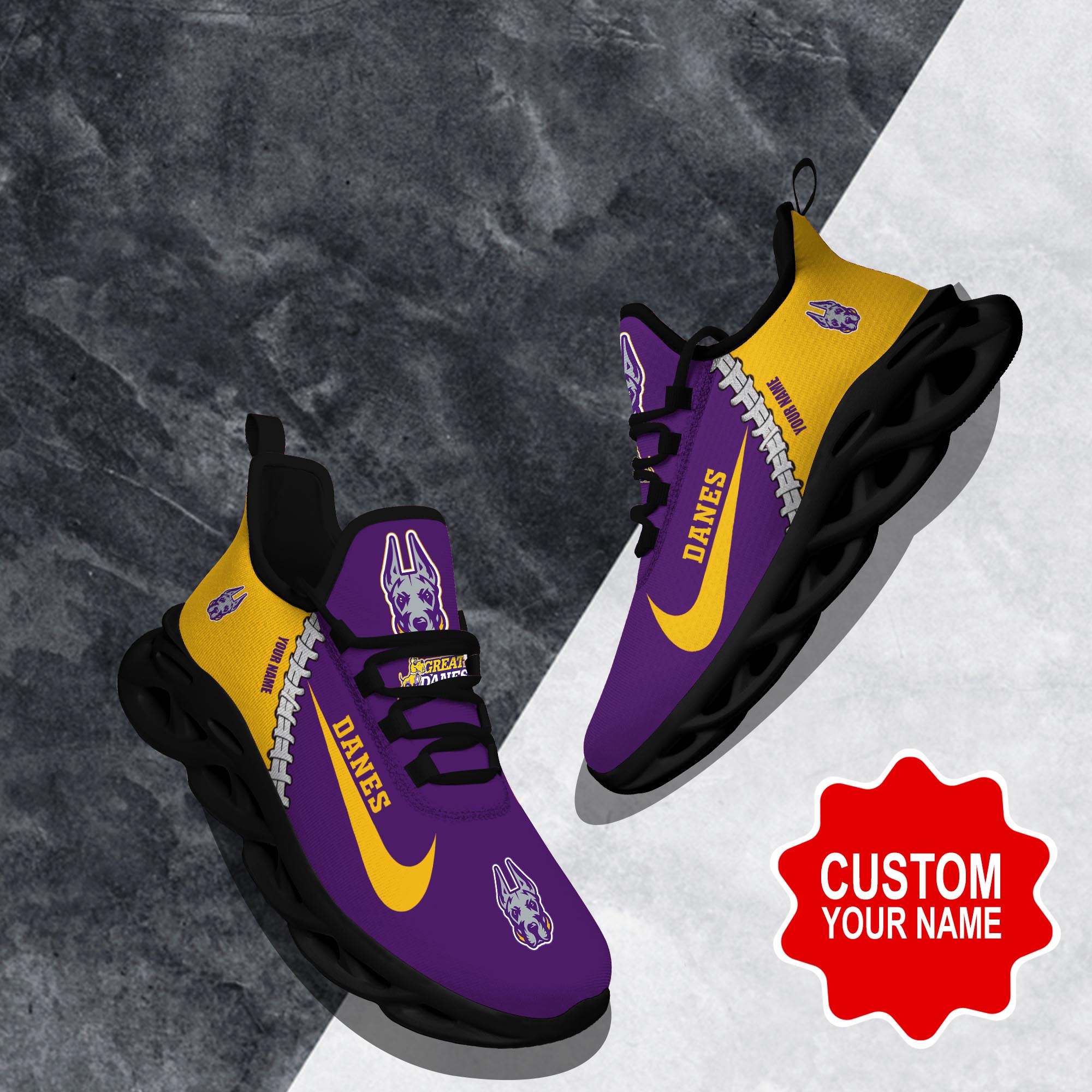 Albany Great Danes Max Soul Shoes Sneakers For Men And Women
