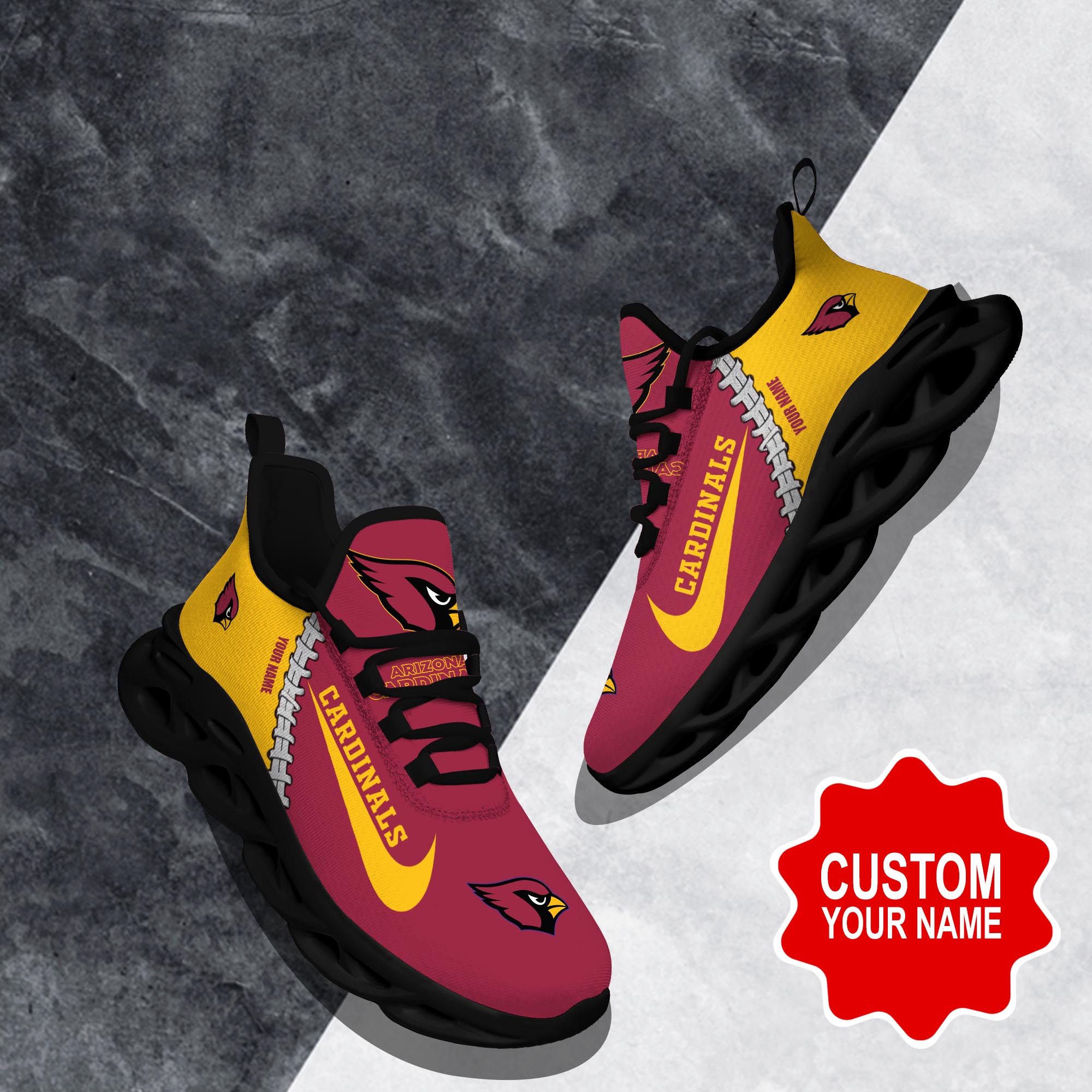 Arizona Cardinals Max Soul Shoes Sneakers For Men And Women