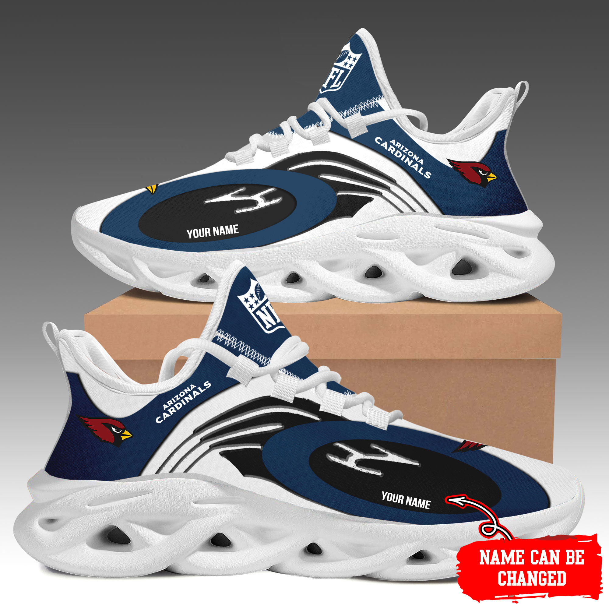 Arizona Cardinals Max Soul Shoes Sneakers For Men And Women