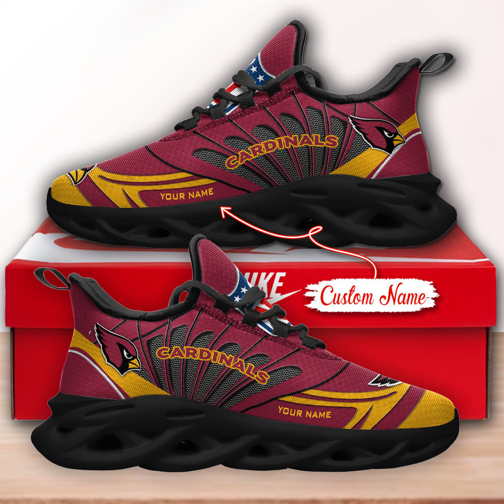 Arizona Cardinals NFL Max Soul Shoes Sneakers For Men And Women