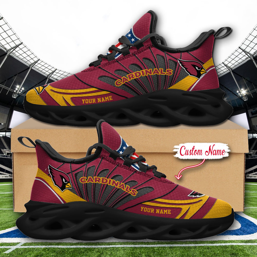 Arizona Cardinals NFL Max Soul Shoes Sneakers For Men And Women