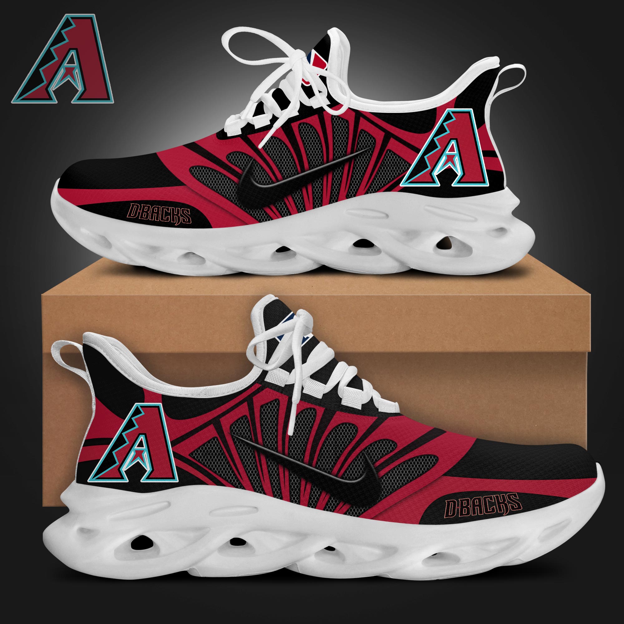 Arizona Diamondbacks Max Soul Shoes Sneakers For Men And Women