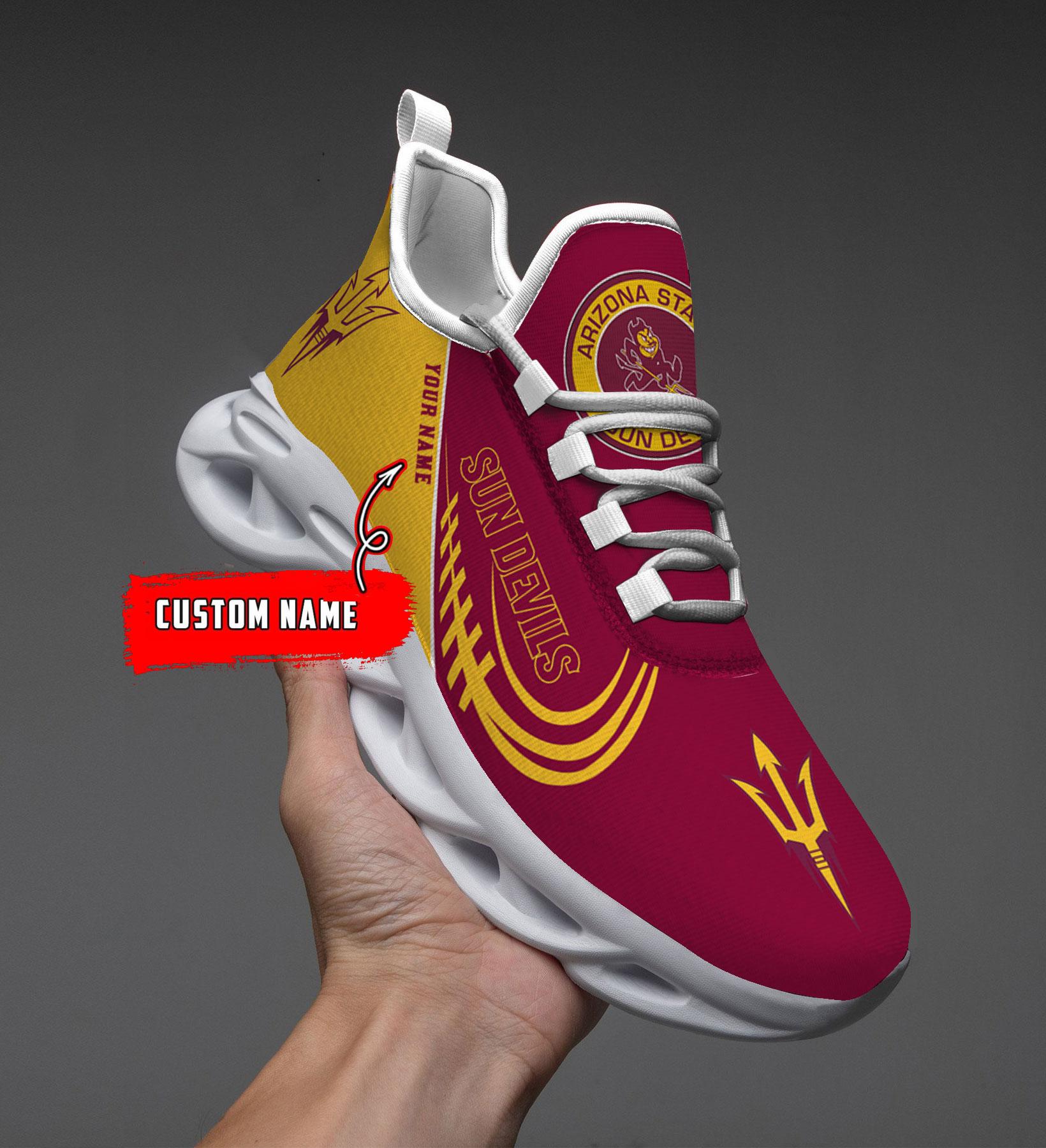 Arizona State Sun Devils Max Soul Shoes Sneakers For Men And Women