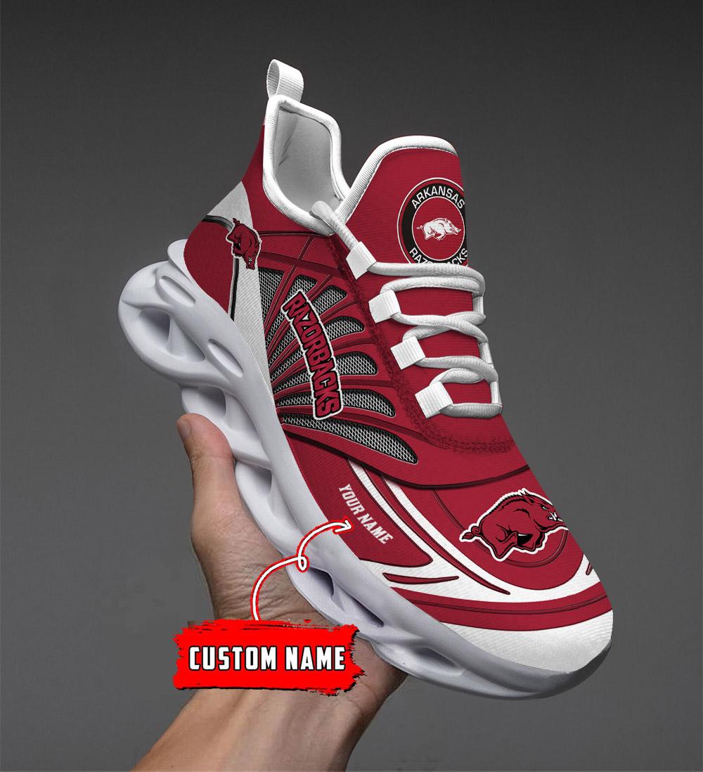Arkansas Razorbacks Max Soul Shoes Sneakers For Men And Women