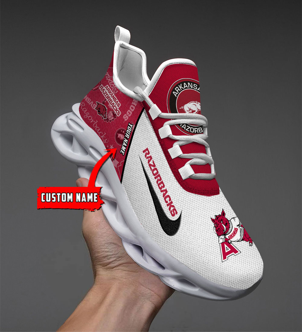 Arkansas Razorbacks Max Soul Shoes Sneakers For Men And Women