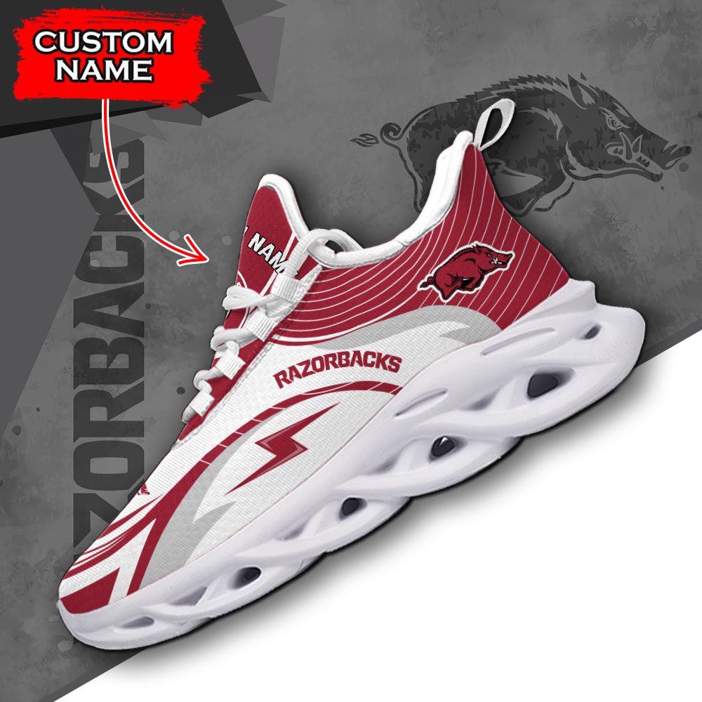 Arkansas Razorbacks NCAA Max Soul Shoes Sneakers For Men And Women