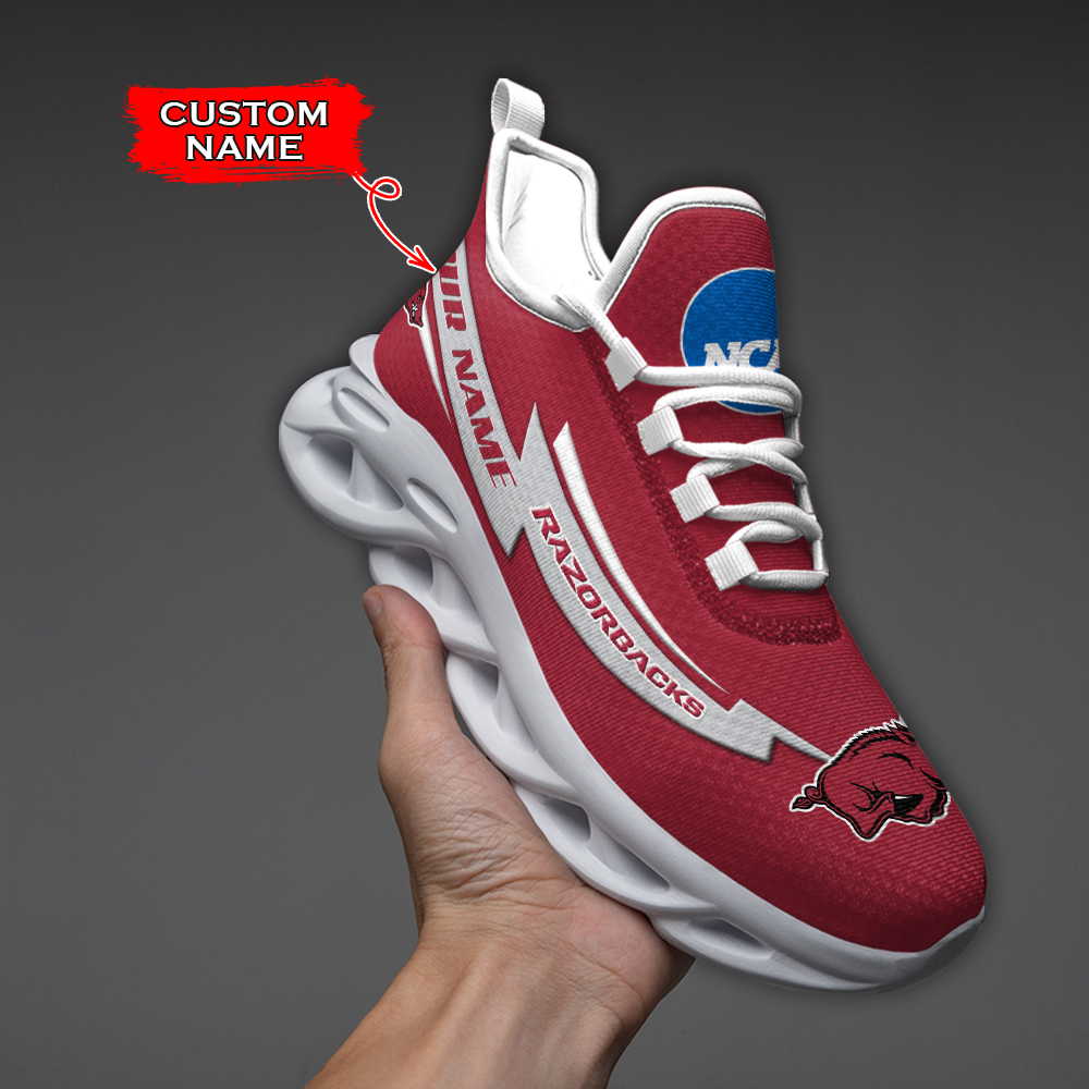 Arkansas Razorbacks NCAA Max Soul Shoes Sneakers For Men And Women