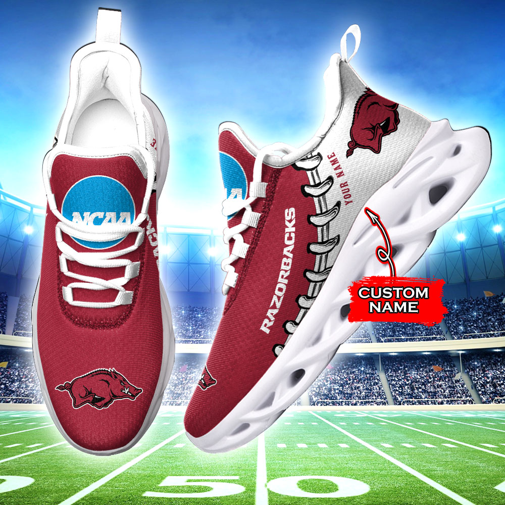 Arkansas Razorbacks NCAA Max Soul Shoes Sneakers For Men And Women