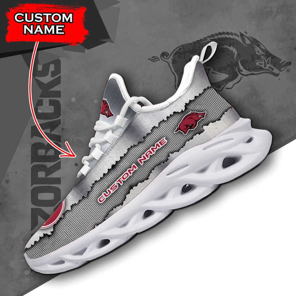 Arkansas Razorbacks NCAA Max Soul Shoes Sneakers For Men And Women