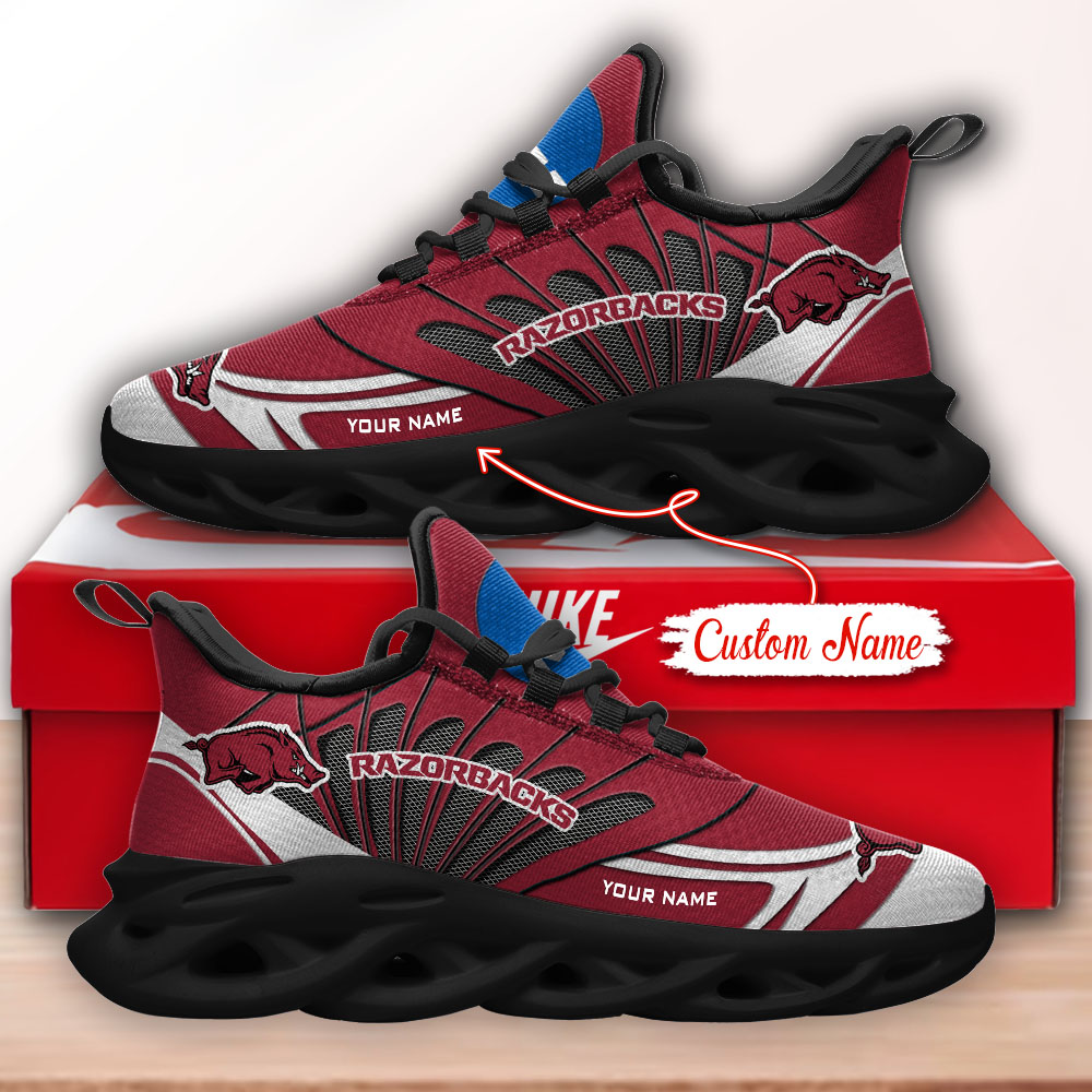 Arkansas Razorbacks NCAA Max Soul Shoes Sneakers For Men And Women