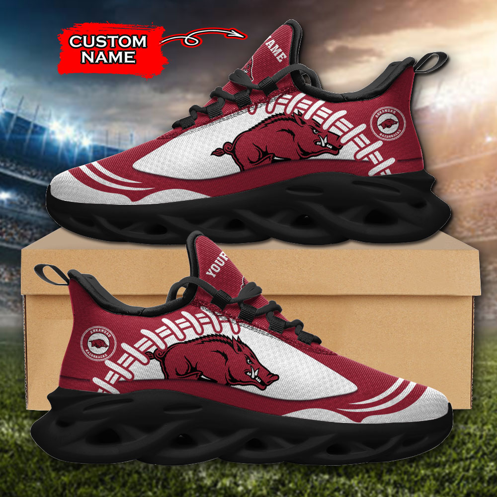 Arkansas Razorbacks NCAA Max Soul Shoes Sneakers For Men And Women