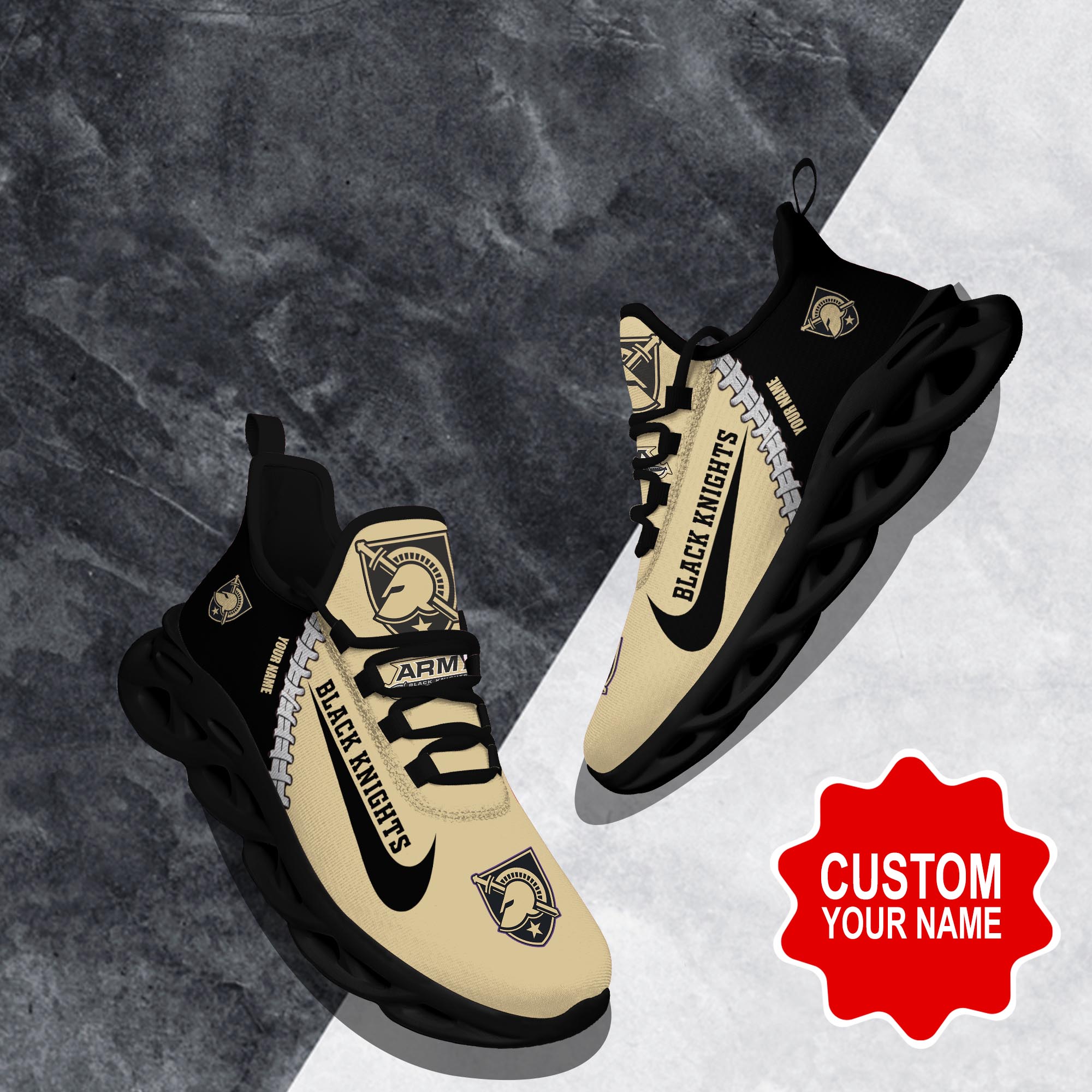 Army Black Knights Max Soul Shoes Sneakers For Men And Women