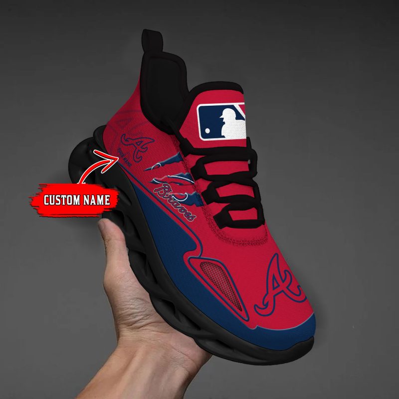 Atlanta Braves Max Soul Shoes Sneakers For Men And Women