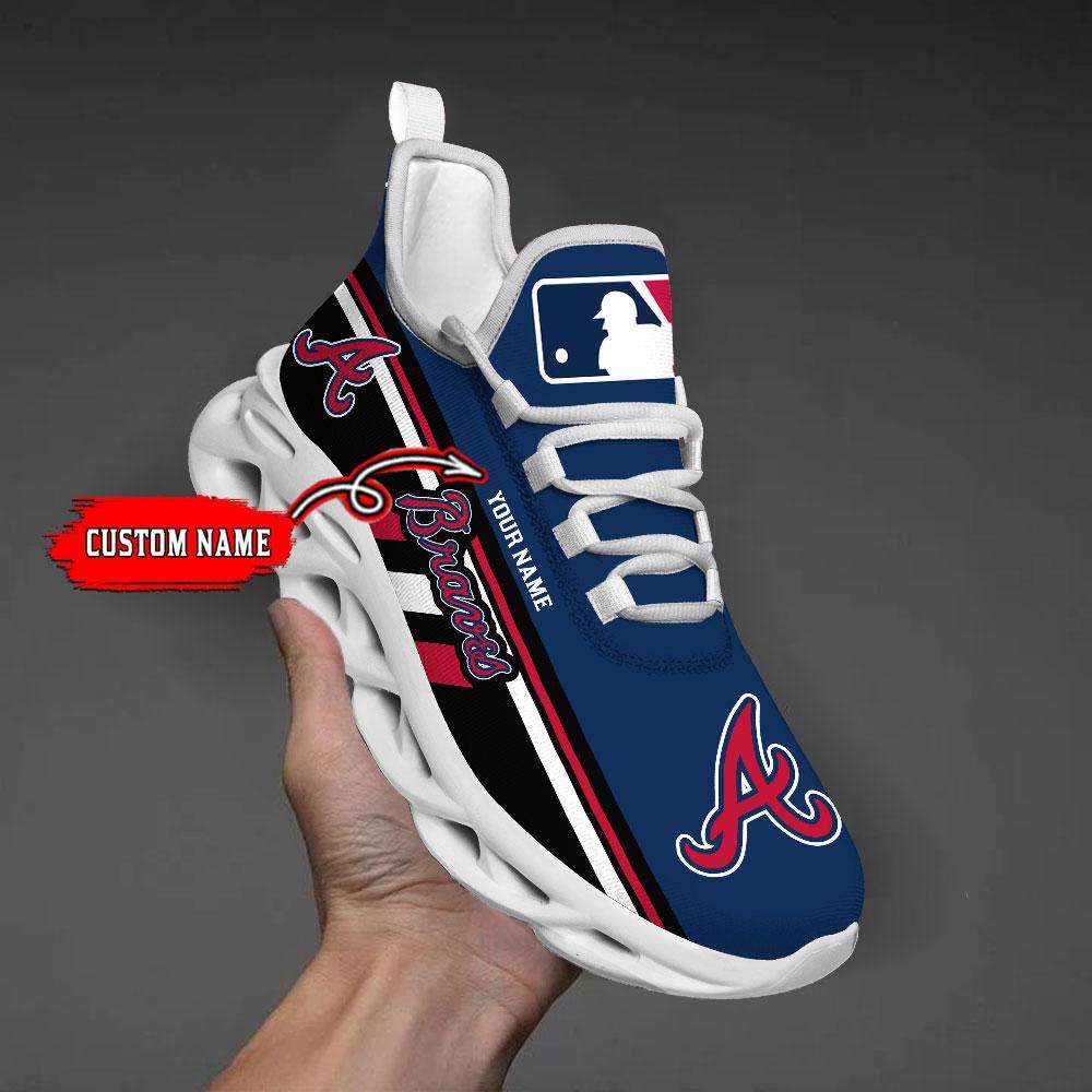 Atlanta Braves Max Soul Shoes Sneakers For Men And Women