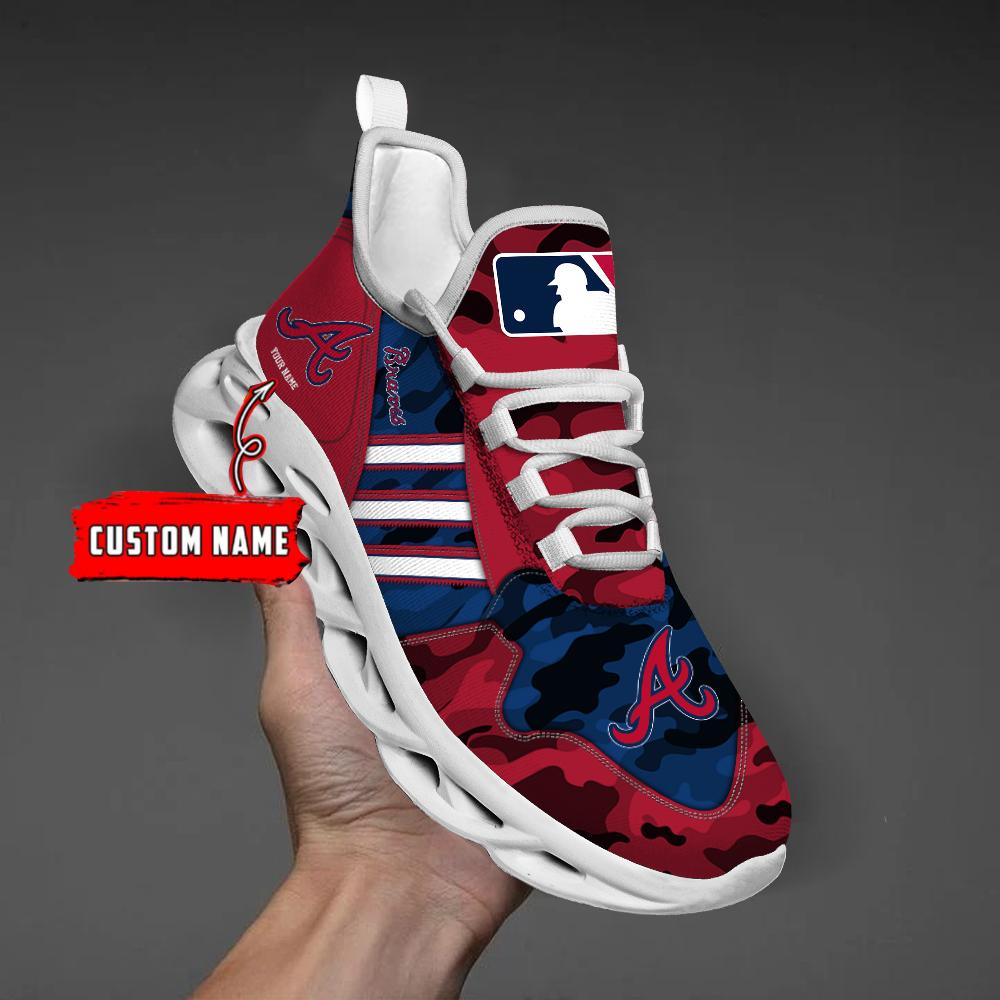 Atlanta Braves Max Soul Shoes Sneakers For Men And Women