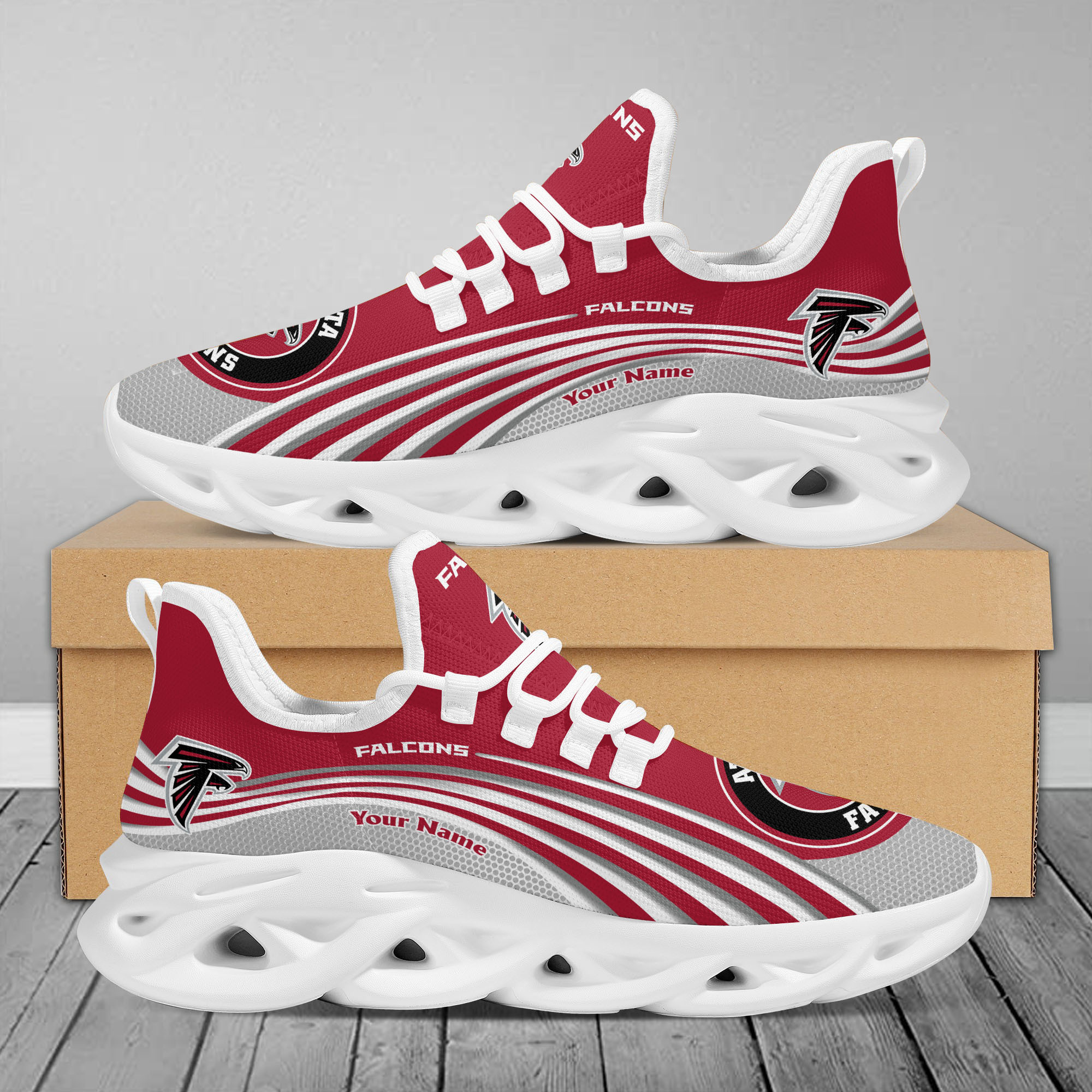 Atlanta Falcons Max Soul Shoes Sneakers For Men And Women