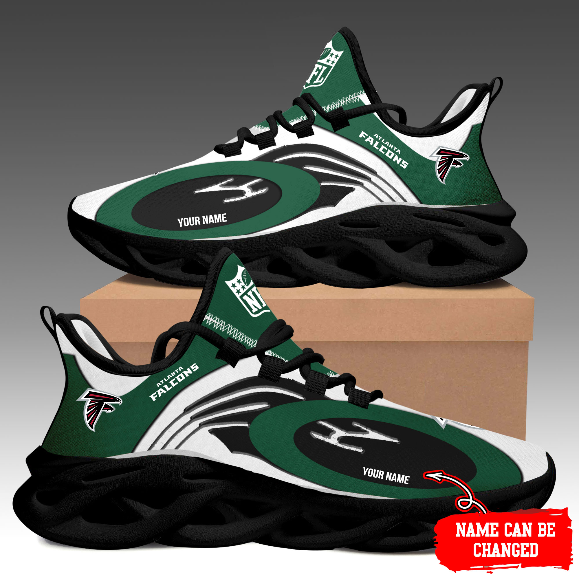 Atlanta Falcons Max Soul Shoes Sneakers For Men And Women