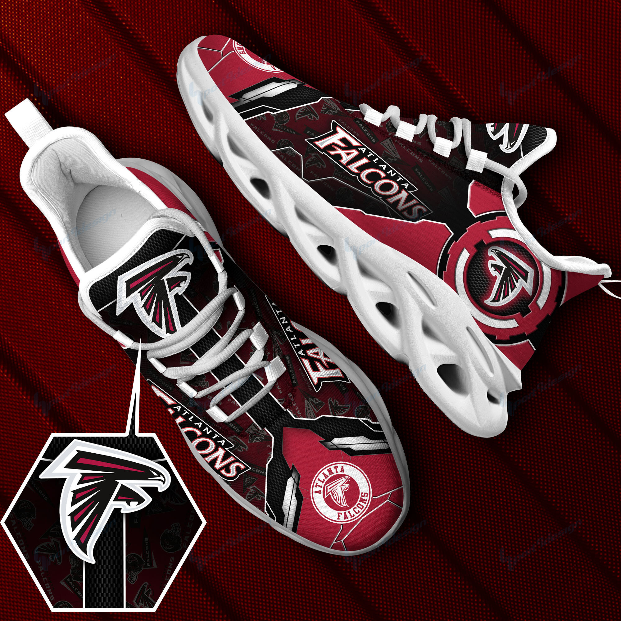 Atlanta Falcons NFL Max Soul Shoes Sneakers For Men And Women