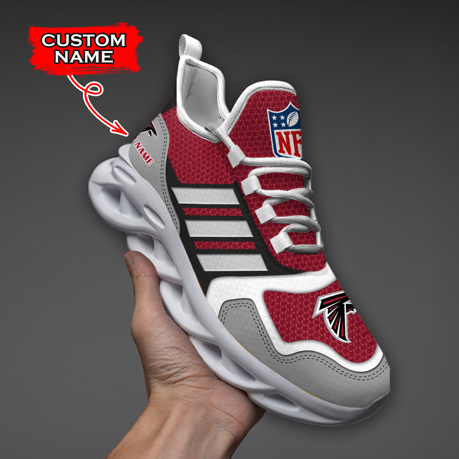 Atlanta Falcons NFL Max Soul Shoes Sneakers For Men And Women