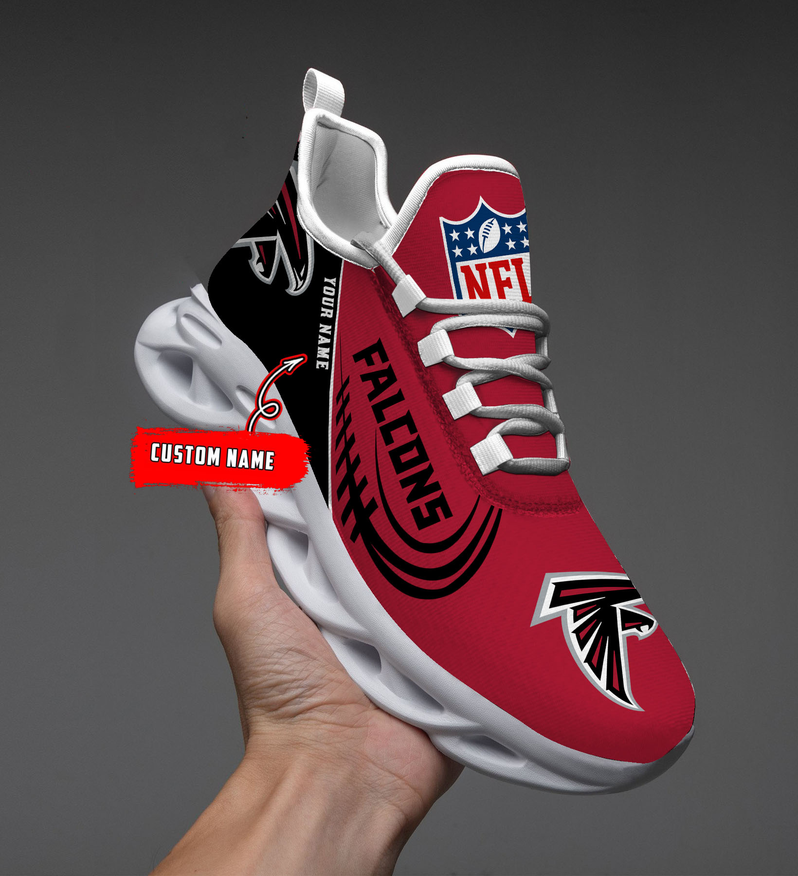 Atlanta Falcons NFL Max Soul Shoes Sneakers For Men And Women