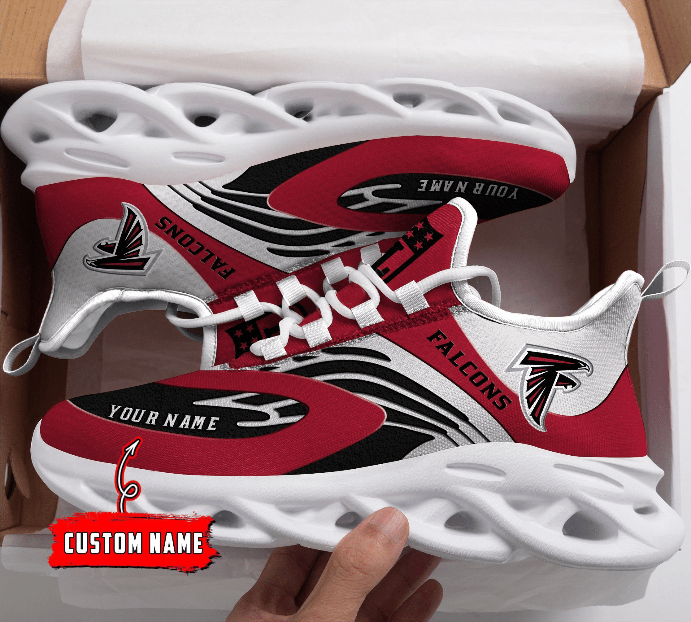 Atlanta Falcons NFL Max Soul Shoes Sneakers For Men And Women