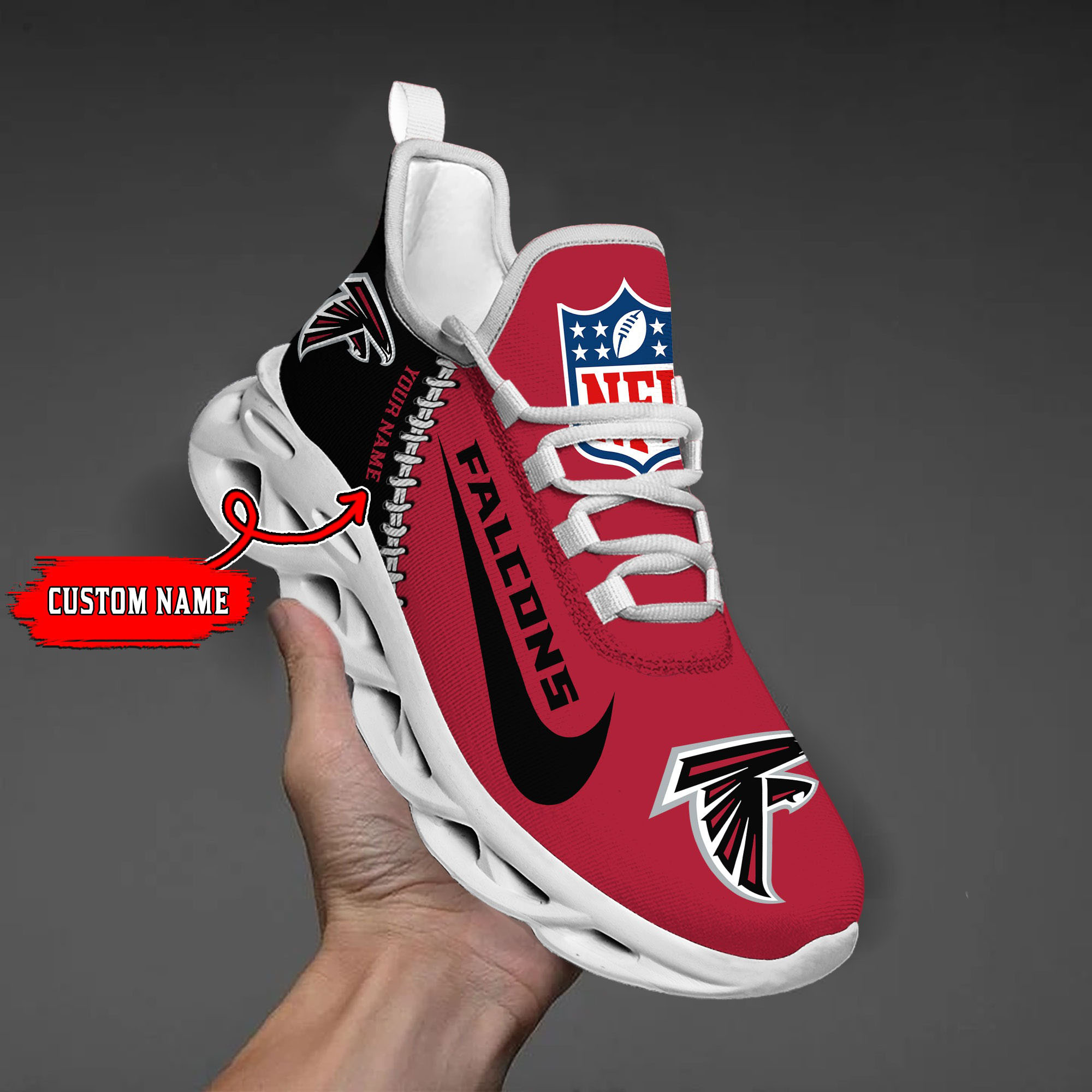 Atlanta Falcons NFL Max Soul Shoes Sneakers For Men And Women