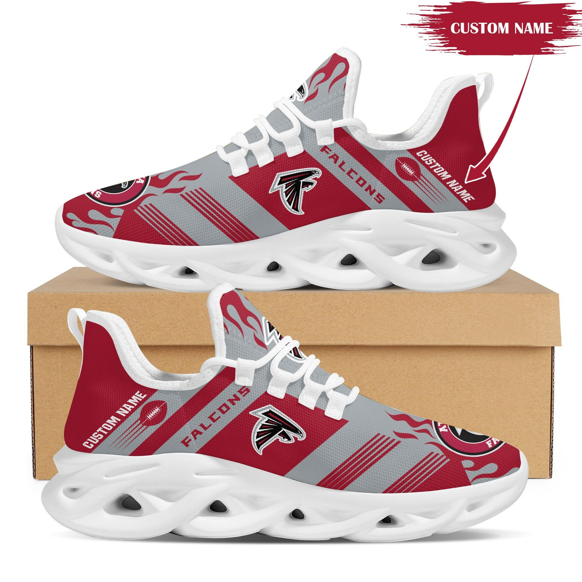 Atlanta Falcons NFL Max Soul Shoes Sneakers For Men And Women