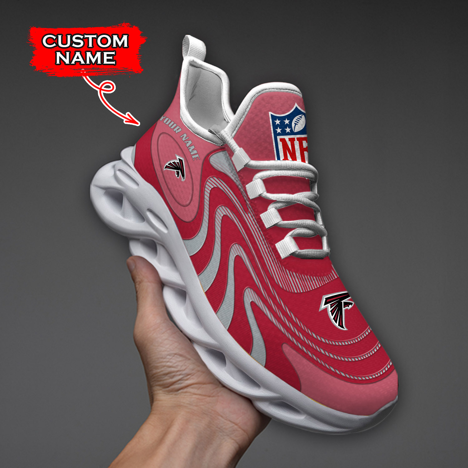Atlanta Falcons NFL Max Soul Shoes Sneakers For Men And Women