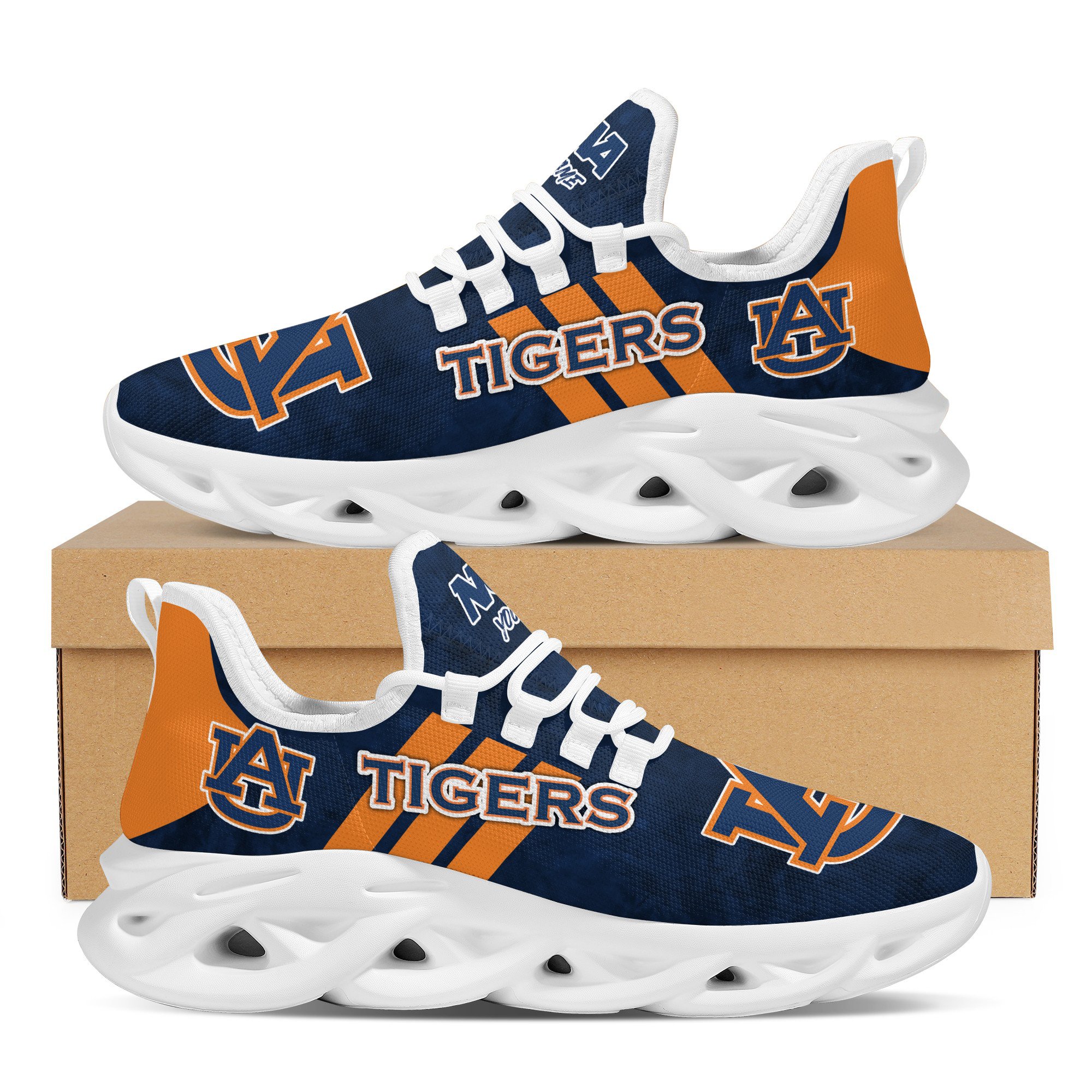 Auburn Tigers Max Soul Shoes Sneakers For Men And Women