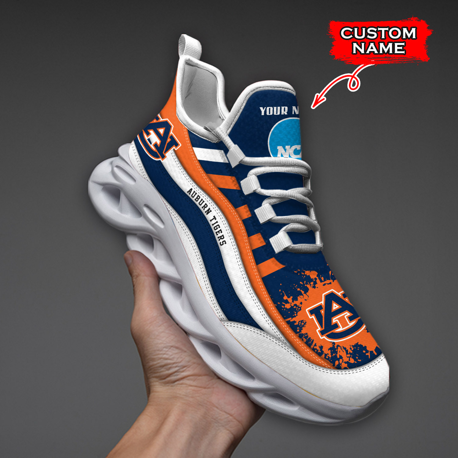 Auburn Tigers NCAA Max Soul Shoes Sneakers For Men And Women