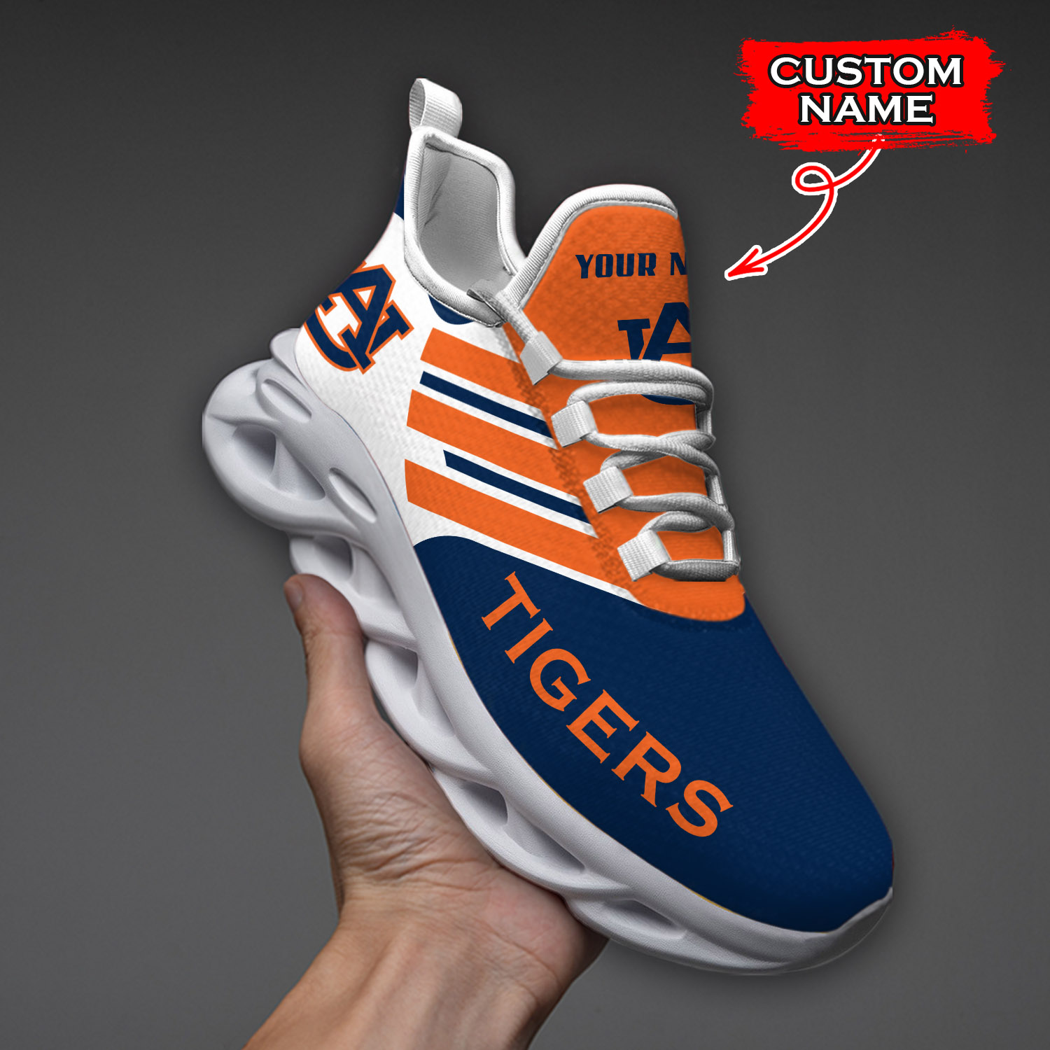 Auburn Tigers NCAA Max Soul Shoes Sneakers For Men And Women