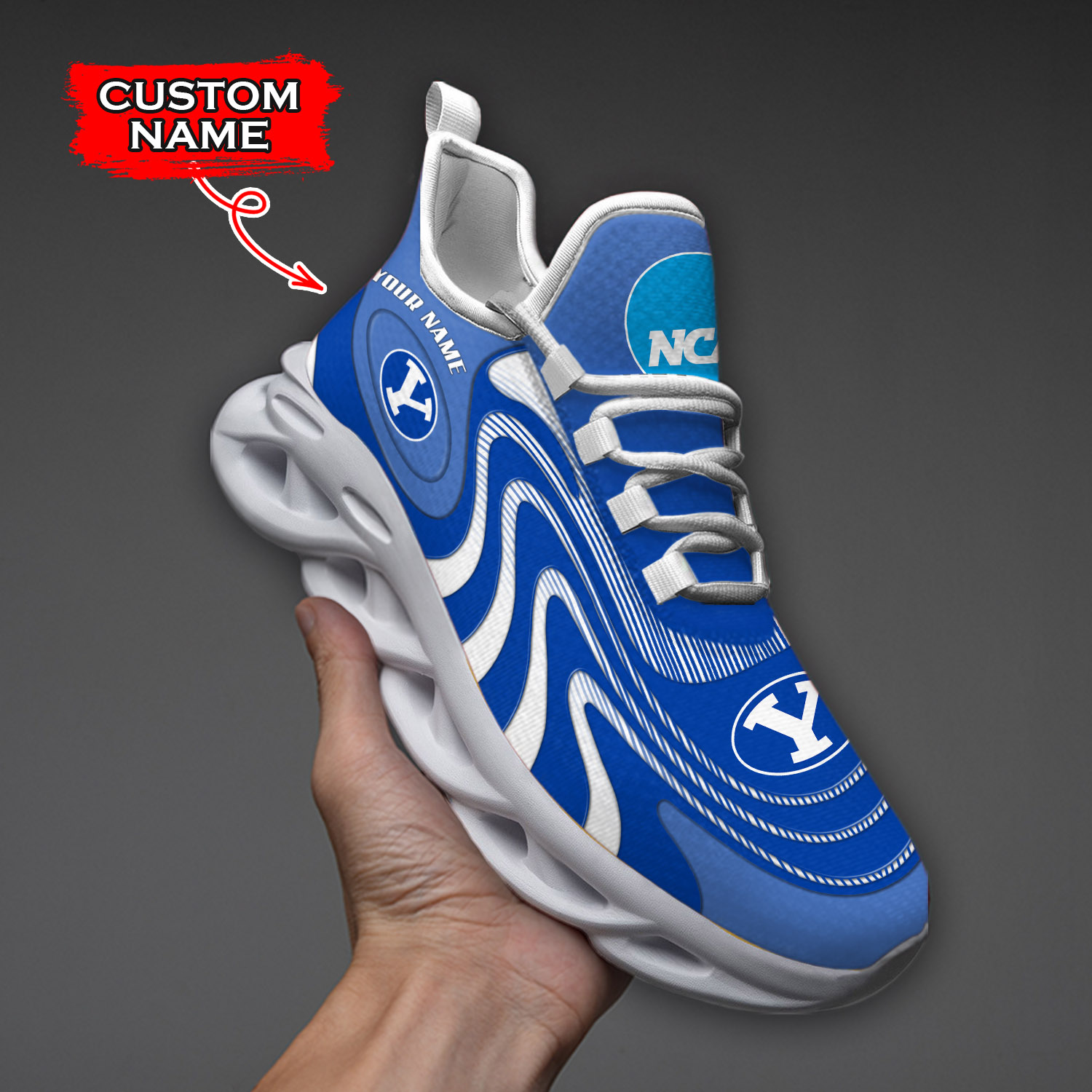 BYU Cougars NCAA Max Soul Shoes Sneakers For Men And Women