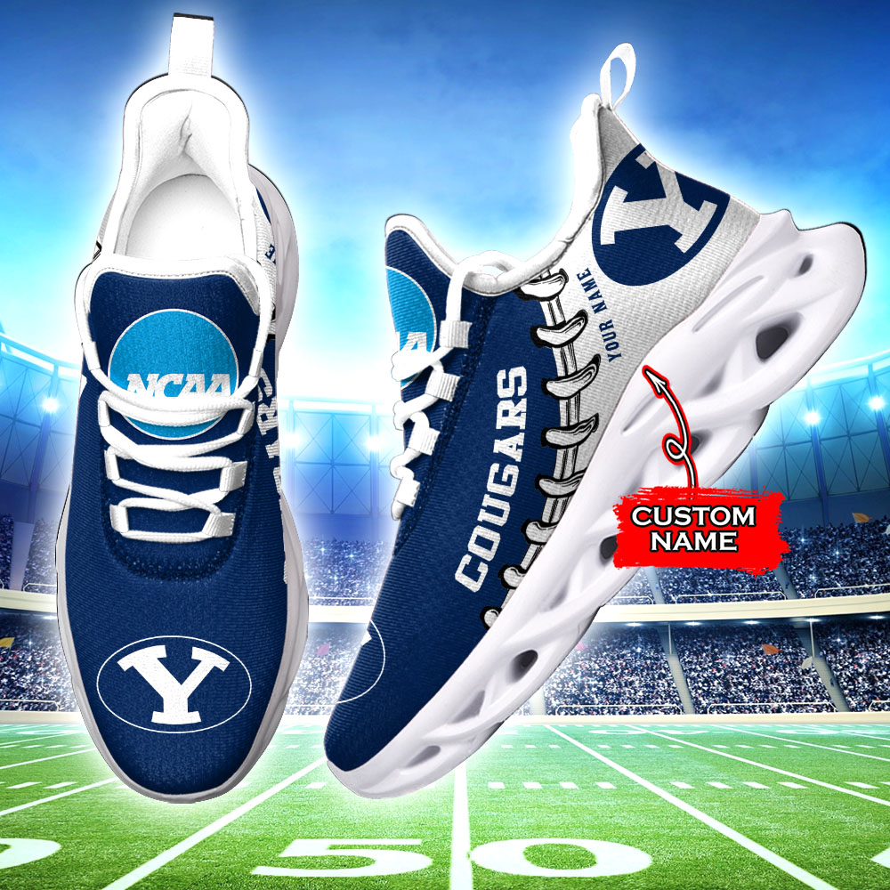 BYU Cougars NCAA Max Soul Shoes Sneakers For Men And Women