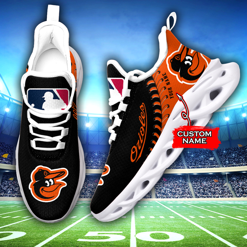 Baltimore Orioles MLB Max Soul Shoes Sneakers For Men And Women
