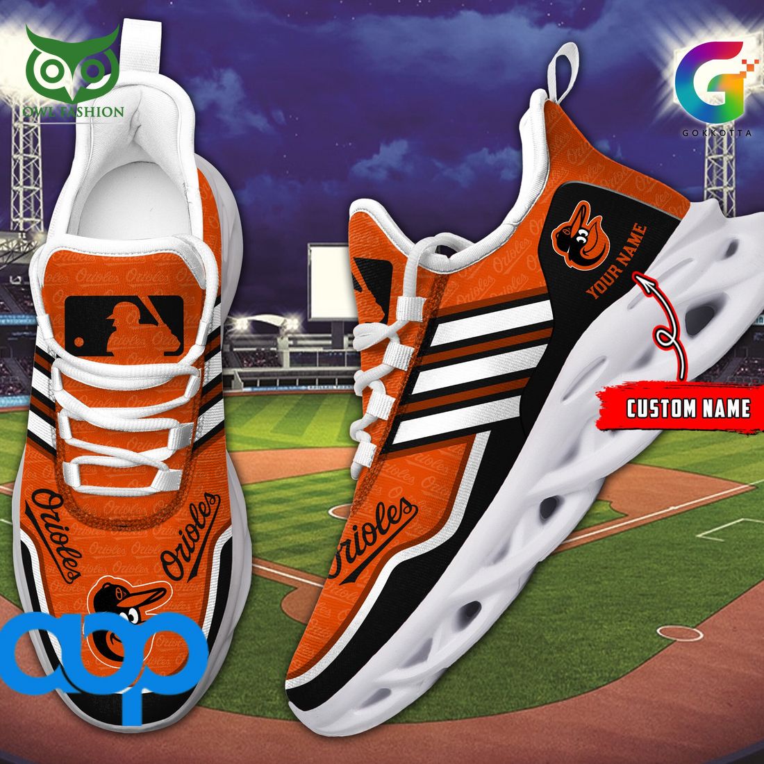 Baltimore Orioles Max Soul Shoes Sneakers For Men And Women