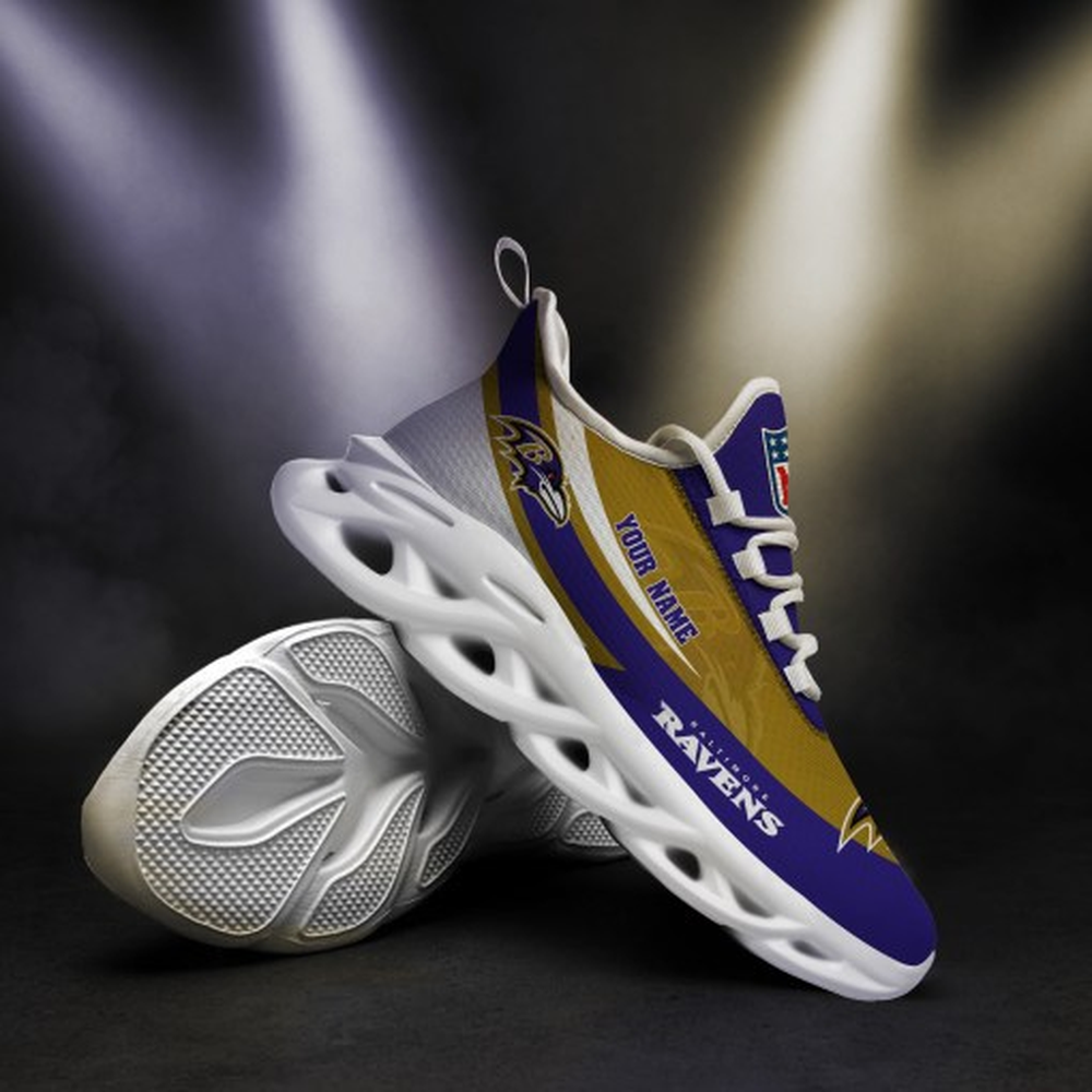 Baltimore Ravens Max Soul Shoes Sneakers For Men And Women