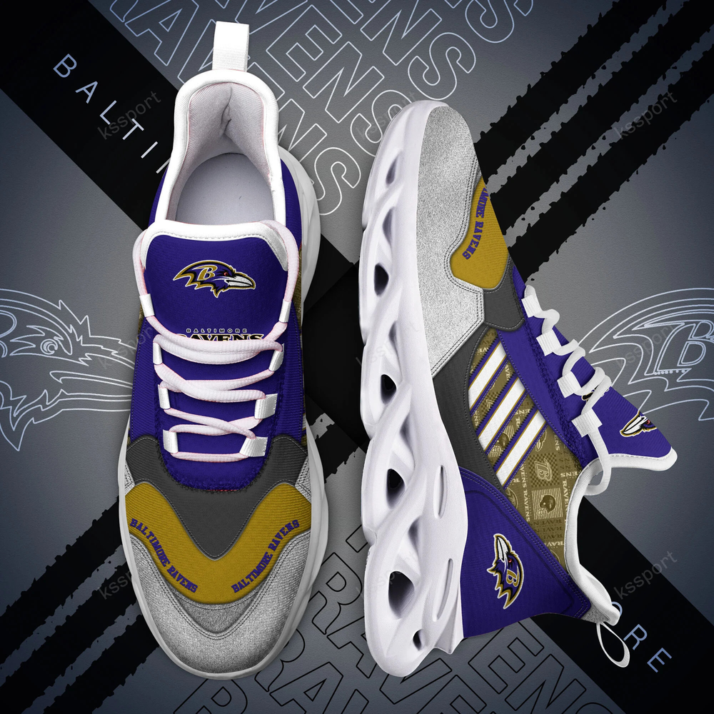 Baltimore Ravens Max Soul Shoes Sneakers For Men And Women