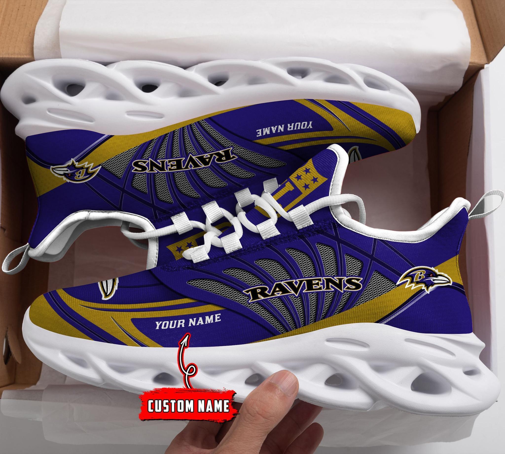 Baltimore Ravens Max Soul Shoes Sneakers For Men And Women
