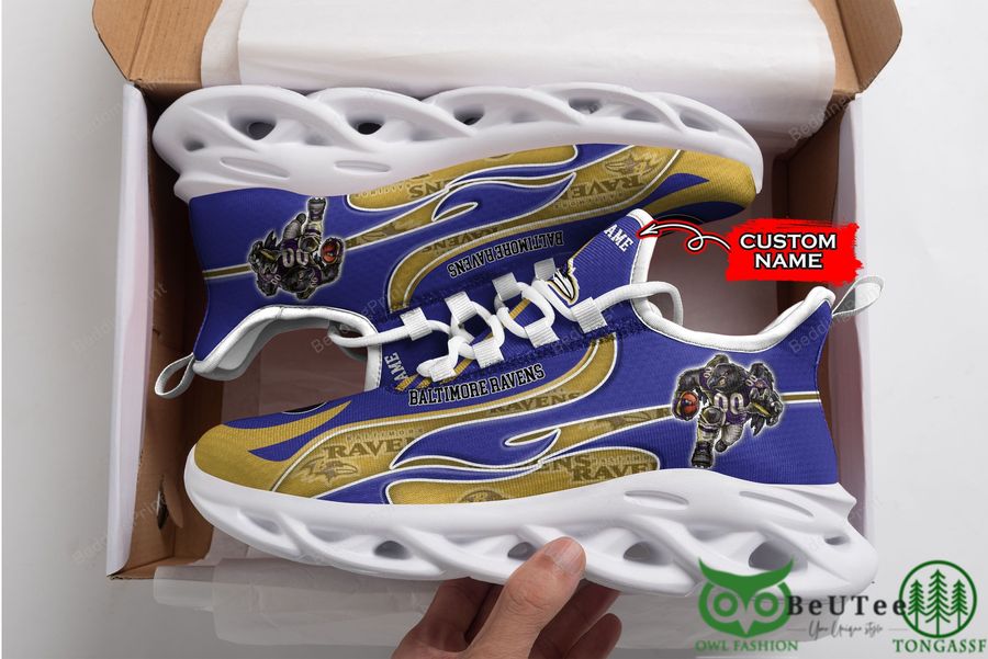Baltimore Ravens Max Soul Shoes Sneakers For Men And Women