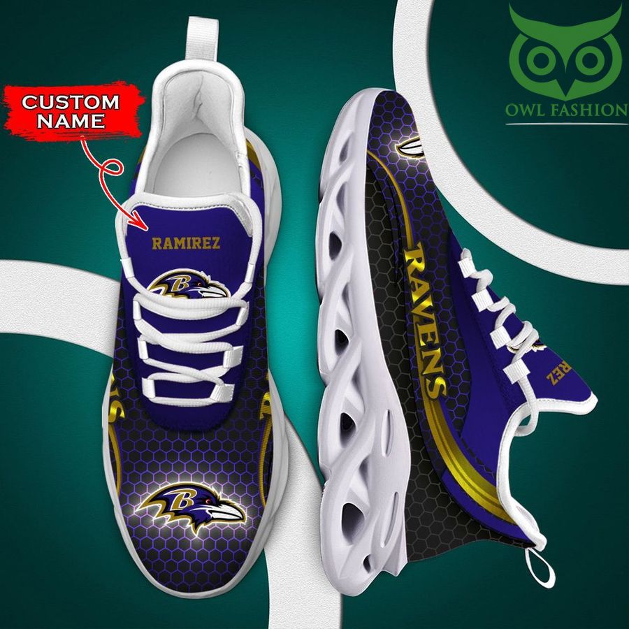 Baltimore Ravens Max Soul Shoes Sneakers For Men And Women