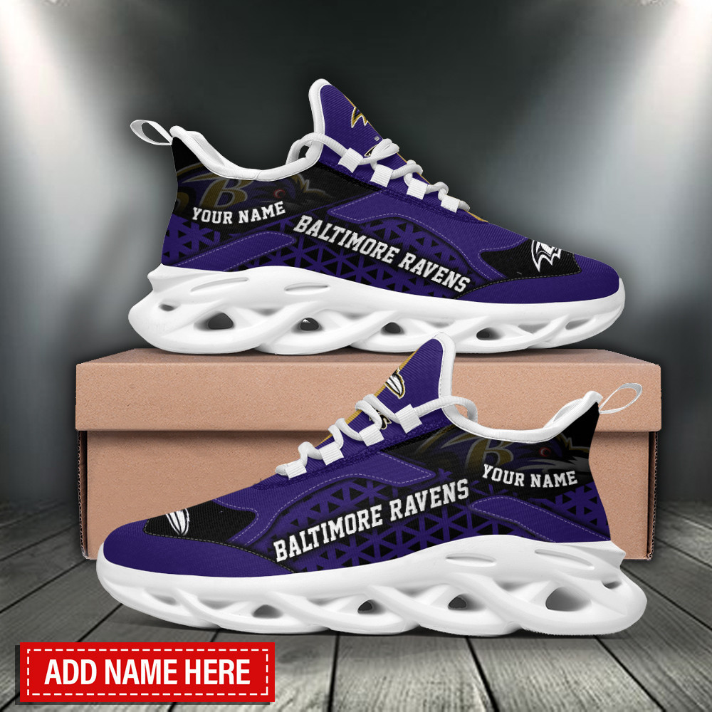 Baltimore Ravens Max Soul Shoes Sneakers For Men And Women
