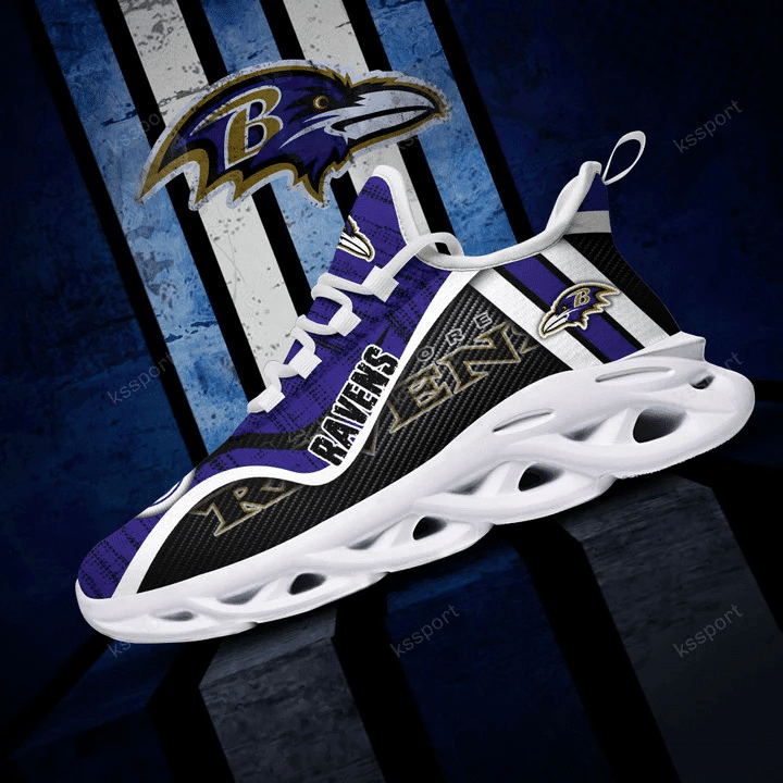 Baltimore Ravens NFL Max Soul Shoes Sneakers For Men And Women