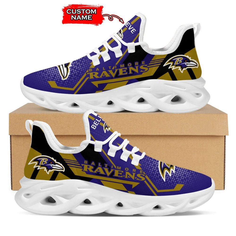Baltimore Ravens NFL Max Soul Shoes Sneakers For Men And Women